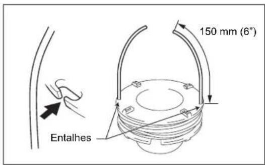 MAKITA EM2600L - Substituiro fio de nylon - 4