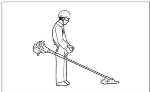 MAKITA EM2600L - Bevestigen van de schouderriem - 1