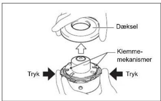 MAKITA EM2600L - Udskifting af nylonsnor - 2