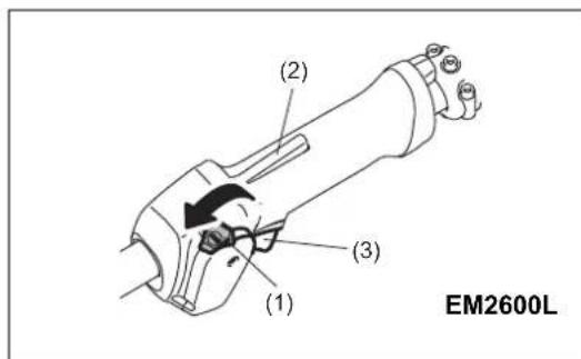 MAKITA EM2600L - Kaltstart fur Modelle mit Bügelgriff - 1