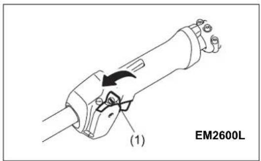 MAKITA EM2600L - Arranque en caliente para modelos con el asidero circular - 1