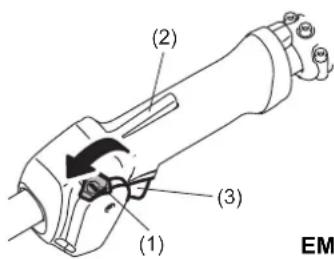 MAKITA EM2600L - Arranque en frio para modelos con el asidero circular - 1