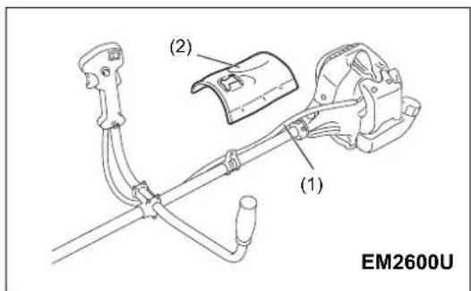 MAKITA EM2600L - Per i modelli con impugnatura a U - 5