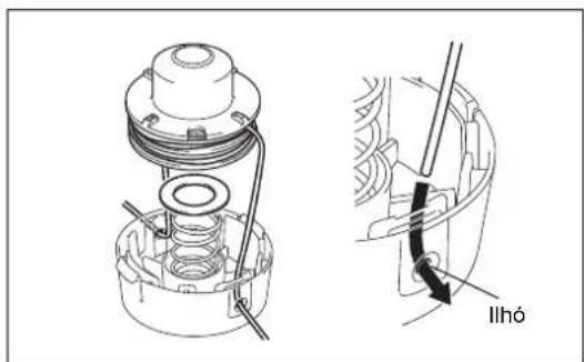 MAKITA EM2600L - Substituiro fio de nylon - 5