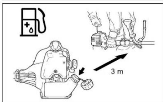 MAKITA EM2600L - Ravitaillement en carburant - 6