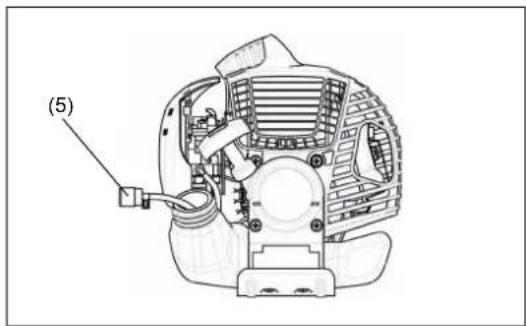 MAKITA EM2600L - Toevoer van smeervet aan het tandwiehluis - 2