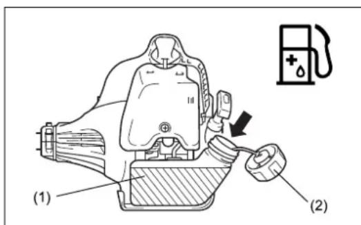 MAKITA EM2600L - Armazenamento de combustivel - 9