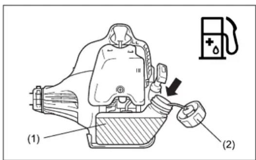 MAKITA EM2600L - Almacenamento del combustible - 9