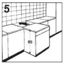 KELVINATOR KD9604S - Fitting between existing cabinets - 1
