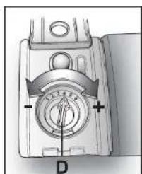 KELVINATOR KD9604S - Réglage de dosage du produit de rinçage de 1 à 6 - 1