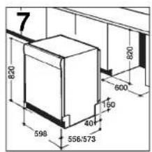 KELVINATOR KD9604S - Fitting between existing cabinets - 3