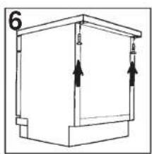 KELVINATOR KD9604S - Fitting between existing cabinets - 2
