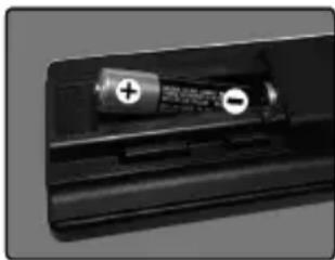 Finlux FL3225FSMART - Saat batterierne i fjernbetjeningen - 1