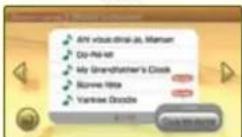 NINTENDO Wii Music (Wii) - Sélection de la chanson et de la scène - 3