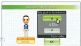 NINTENDO Wii Fit (Wii) - Se fixer un objectif - 1