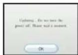 NINTENDO We Ski (Wii) - SYSTEM MENU UPDATE - 1