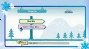 NINTENDO We Ski (Wii) - Editing a character that has already been registered - 1