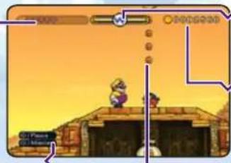 NINTENDO Wario Land Shake It! (Wii) - What's on the Game Screen? - 1