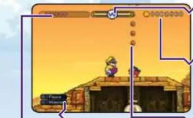 NINTENDO Wario Land Shake It! (Wii) - ¿Qué hay en la pantalla de juego? - 1