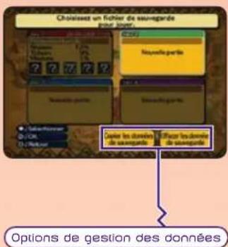 NINTENDO Wario Land Shake It! (Wii) - Selectionner les données de sauvegarde - 1