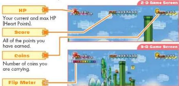 NINTENDO Super Paper Mario (Wii) - The Game Screen - 1