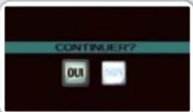 CONTINUER? QUI NO