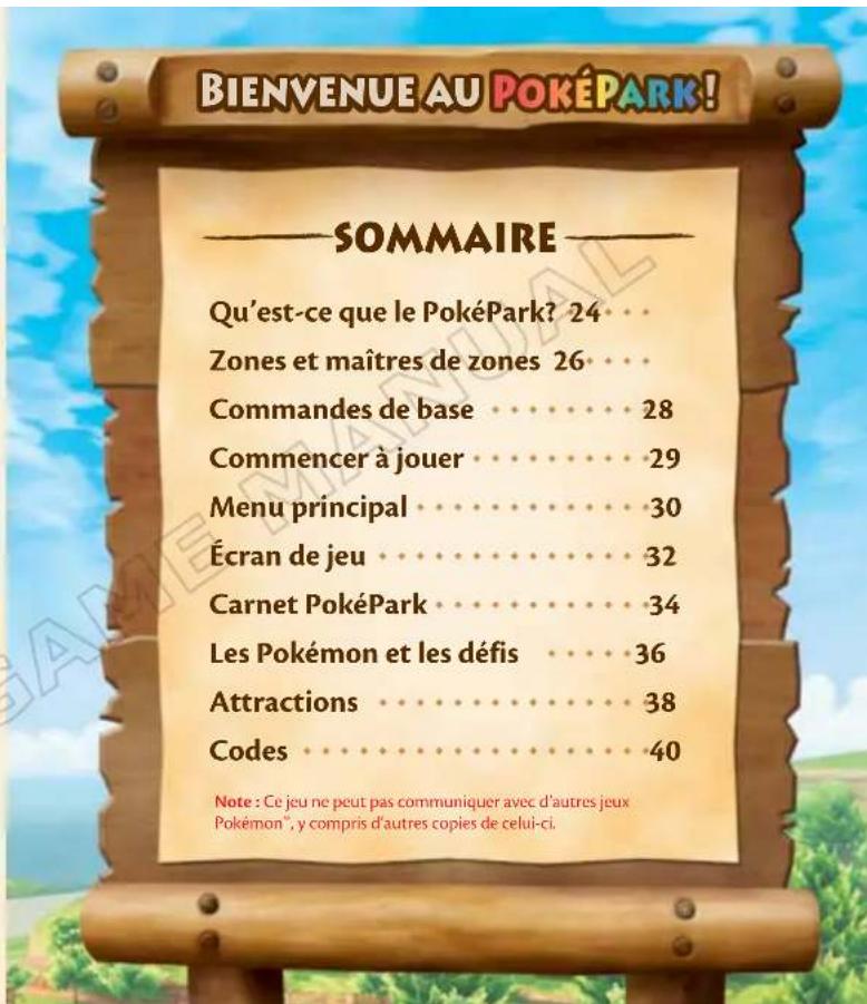 NINTENDO PokePark Wii Pikachus Adventure (Wii) - INFORMATIONS LEGALES IMPORTANTES - 1