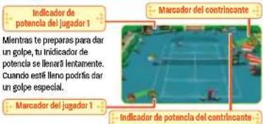 NINTENDO New Play Control! Mario Power Tennis (Wii) - La pantalla de juego - 1