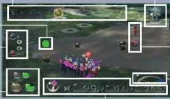 NINTENDO Pikmin 2 (Wii) - Object being carriedDay display - 1