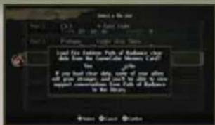 NINTENDO Fire Emblem Radiant Dawn (Wii) - Importing Fire Emblem: Path of Radiance Save Data - 1