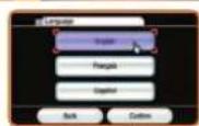 NINTENDO FlingSmash (Wii) - LANgUAgE SETTINGs - 1