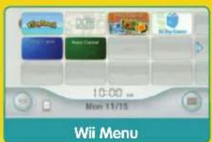 NINTENDO FlingSmash (Wii) - Insert the FlingSmash Game Disc into the disc slot on the Wii console. The console power will turn on. - 4