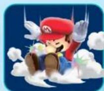 NINTENDO Super Mario Galaxy (Wii) - Long Jump Press and then we're running. - 2