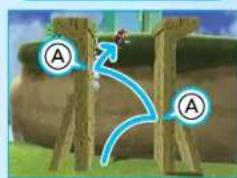 NINTENDO Super Mario Galaxy (Wii) - Wall Jump Face a wall and press - 1