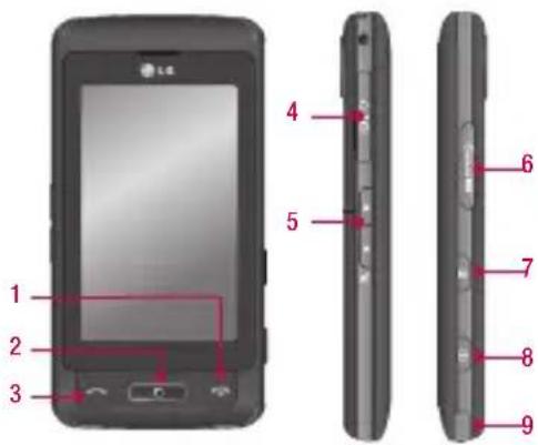 LG KP502 - The main menu - 1