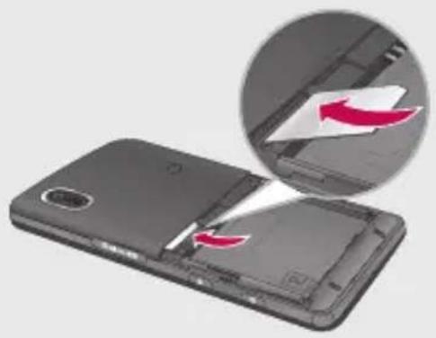 LG KP502 - Installation de la carte USIM - 1