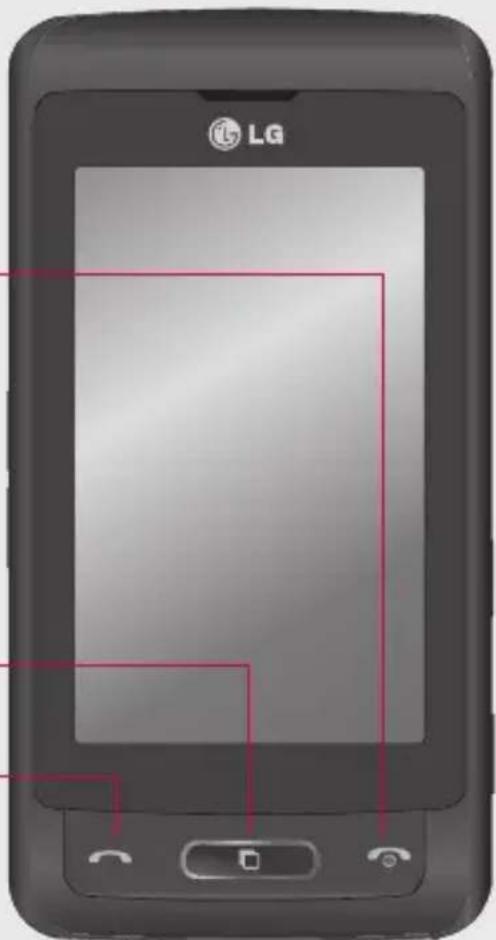 LG KP502 - Touche d'appel - 1