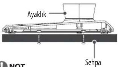 LG 32LX330H - TV'nin bir sehpaya baglanmasi - 2