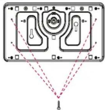 LG 32LX330H - Befestigung des TV-Geräts an einem Tisch - 1