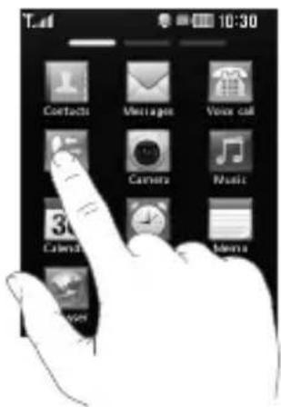 LG T320 - Touch screen tips - 1