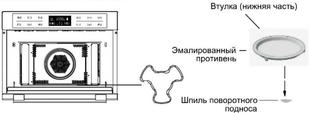 HOTPOINT-ARISTON MWK 434.1 XHA - Установка сковороды-гриля - 1