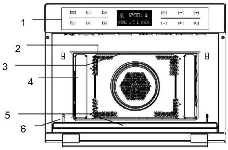 HOTPOINT-ARISTON MWK 434.1 XHA - Пеш бөліктерінің және қосалқы құралдарының атаулары - 1
