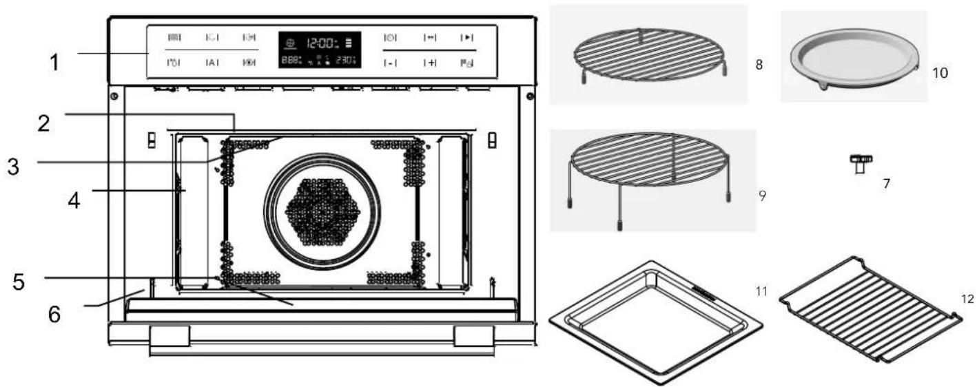 HOTPOINT-ARISTON MWK 434.1 XHA - DE Namen -Zubehör - 1