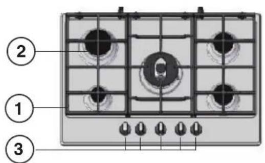 HOTPOINT-ARISTON PKL 642 D2IXHAR - Vista en conjunto - 1