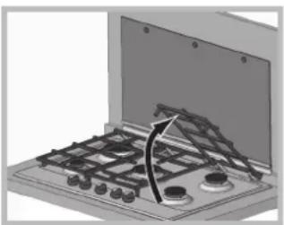 HOTPOINT-ARISTON PKL 642 D2IXHAR - Nettoyage des elements de la table de cuisson - 1