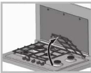 HOTPOINT-ARISTON PKL 642 D2IXHAR - Pulizia dei componenti del piano - 1