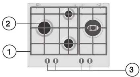 HOTPOINT-ARISTON PKL 642 D2IXHAR - Vista en conjunto - 2