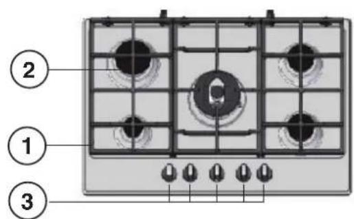 HOTPOINT-ARISTON PKL 642 D2IXHAR - Geräteansicht - 1
