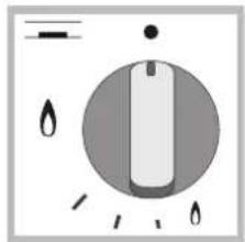 HOTPOINT-ARISTON PKL 642 D2IXHAR - Stufeneinstellung der Flamme - 1