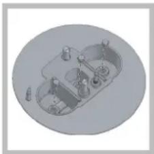 HOTPOINT-ARISTON PKL 752 UIXHA - Sustitución de los picossen el quemador "doble llama" independente - 2